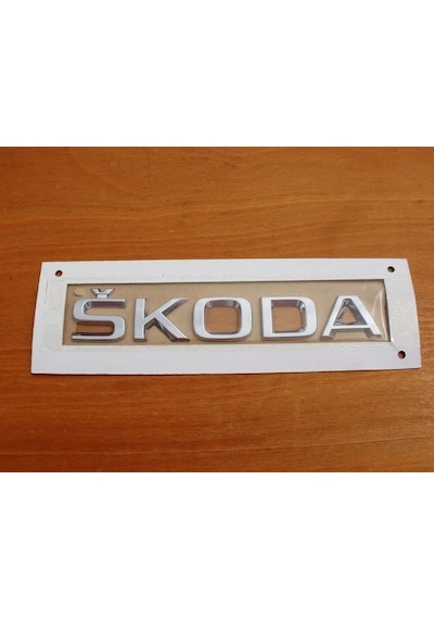 Skoda Krom Bagaj Yazısı 3m 3d Abs Skoda Forman