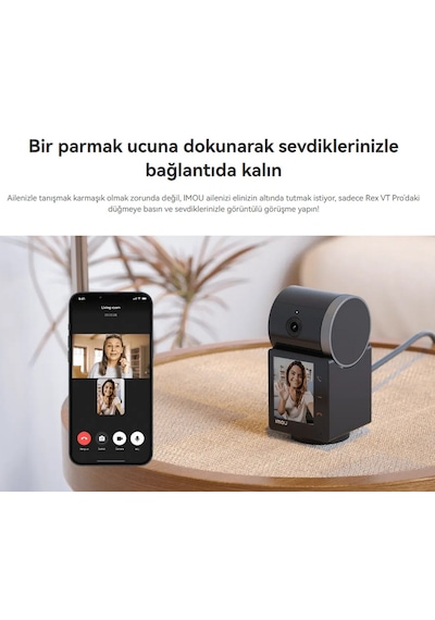Imou Rex Vt Pro 5mp İç Ortam Wifi Pt Kamera Ipc-s2vbp-5m0wr