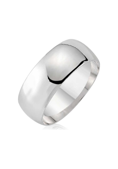 8 Mm Düz Bombeli Gümüş Alyans (77925006)