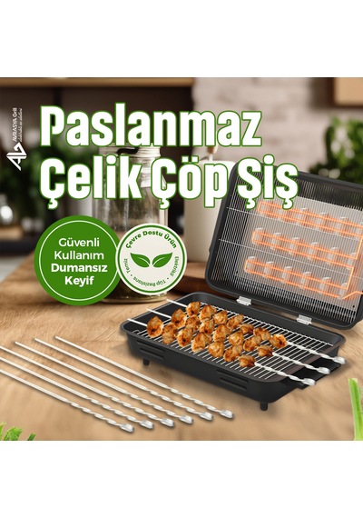 5 Adet Mangal Şişi