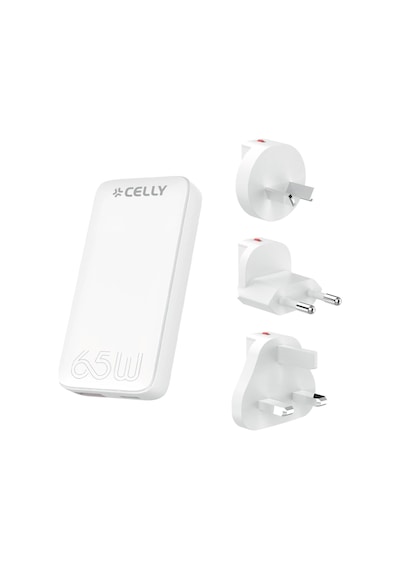Celly Universal 65w Eu/uk/aus/us Duvar Şarjı