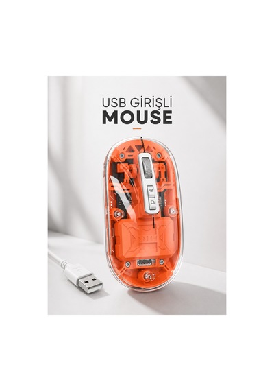 Sessiz Kablosuz Usb Girişli Mouse Fare Yüksek Performanslı Tkndhmngo Çok Renkli Diğer