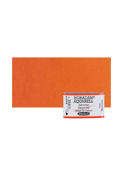 Schmincke Horadam Aquarell 1/1 Tablet 359 Saturn Red Seri 1
