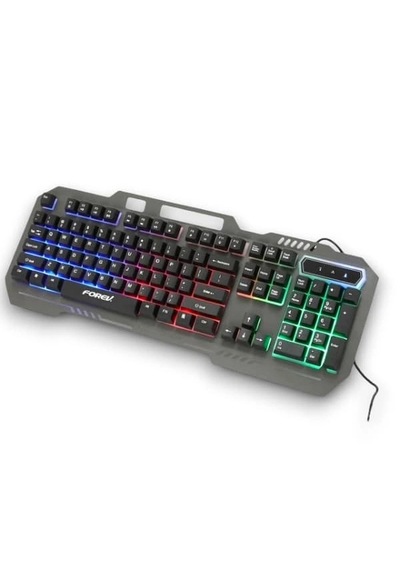 Mey İthalat Pg-8018 Oyuncu Klavyesi Çok Renkli