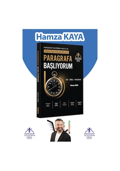 Paragrafı Sevdiren Hoca Paragrafa Başlıyorum Temelden Anlam Bilgisi Hamza Kaya