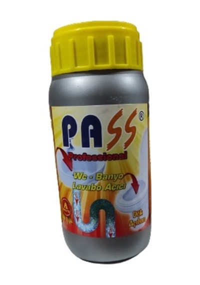 Pass Dök-Aç Sıvı Lavabo Pvc Boru Gider Tıkanıklık Açıcı 500 G