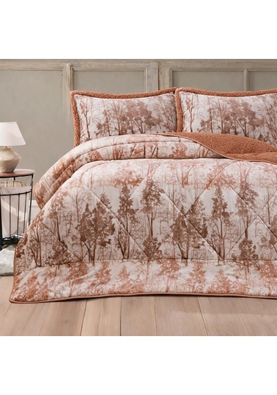 Comforter Yatak Örtüsü Seti 3 Parça - Çift Kişilik Luna