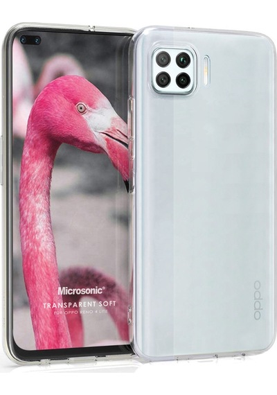 Microsonic Oppo Reno 4 Lite Kılıf Transparent Soft