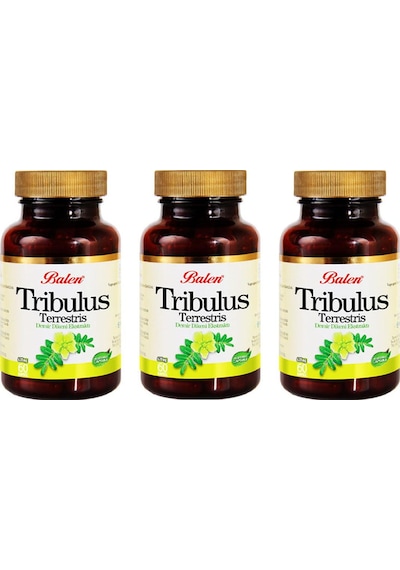 Balen Tribulus Terrestris-Demir Dikeni Ekstraktı 620 mg 60 Kapsül x 3 Adet
