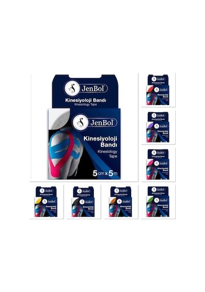 Jenbol Kinesiology Tape  Bandı 5 Cm X 5 M - Yeşil