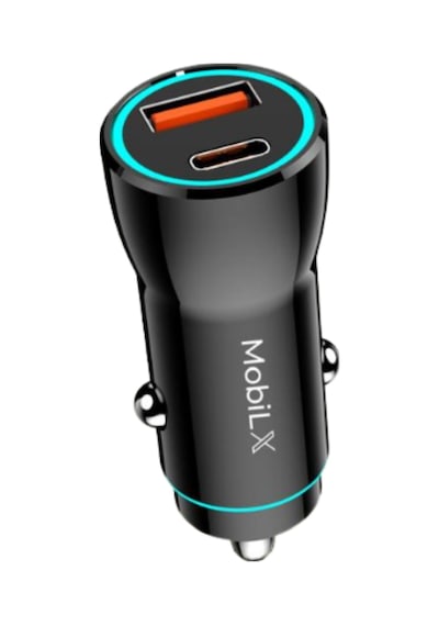 Mobilx Mc-03 38w Pd + Qc3.0 Metal Araç Şarj Cihazı Usb & Type-c Hızlı Çakmaklık Adaptörü