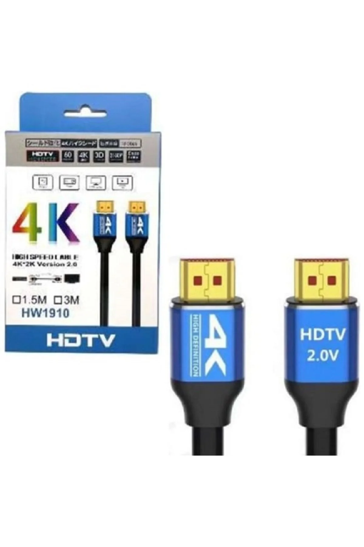 1.5 Metre 4k 1.5m Hdmı Kablo 2.0v 4k 6ohz 18 Gbps 2160p Görüntü Kablosu Dijital Ultra Hdmi Kablosu 001