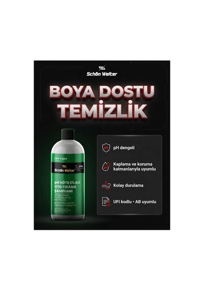 Araç Oto Ph Nötr Cilalı Oto Yıkama Şampuanı 500ml Otter