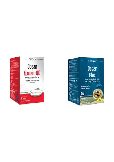 Ocean Koenzim Q10 30 Ka Ve Plus 1200 Mg 2'Li Paket