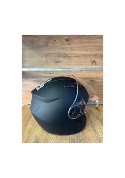 Mat Siyah Açık Kask