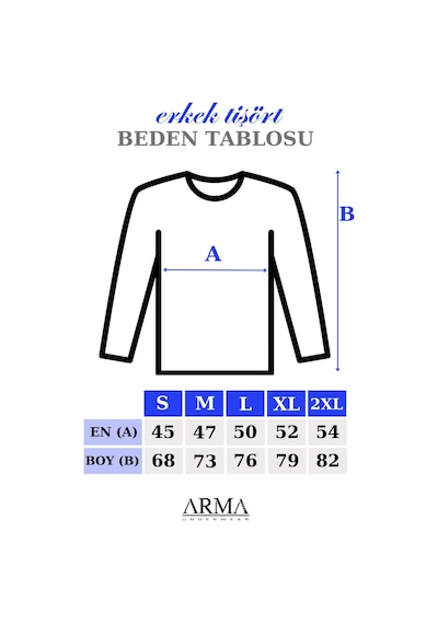 Arma Yıldız Beyaz Erkek Regular Fit Bisiklet Yaka Uzun Kollu Tişört 2'li Paket %100 Pamuk Beyaz