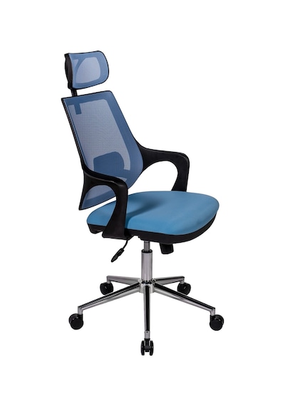 Ofisbazaar Buya Fileli Ofis Koltuğu Ergonomik Ve Modern Tasarım Açık Mavi Mavi