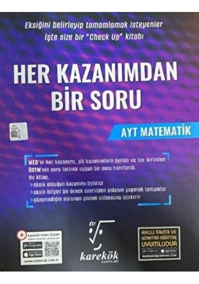 Ayt Matematik Her Kazanımdan Bir Soru
