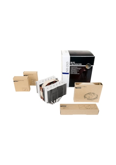 Noctua NH-D15, Premium İşlemci Soğutucusu, 2x NF-A15 (Kahverengi)