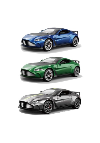 1:43 Aston Martin Vantage Çek Bırak Metal Araba - Diecast Spor Oyuncak Model Araç