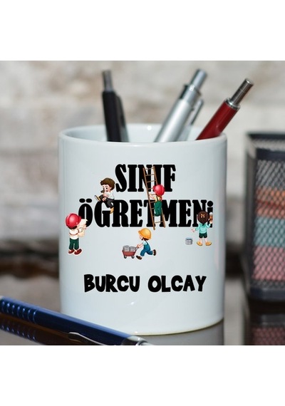 Sınıf Öğretmenine Öğretmenler Günü Hediyesi Isimli Kalemlik