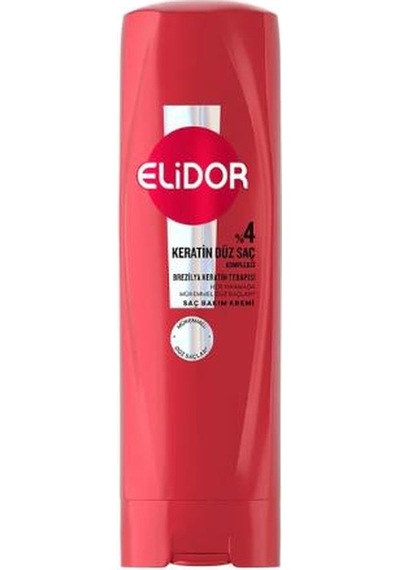 Elidor Keratin Düz Saç Kompleksi Saç Kremi 350 Ml