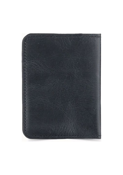 Guard Leather Guard Geyik Baskılı Antik Siyah Deri Kartlık Çok Renkli