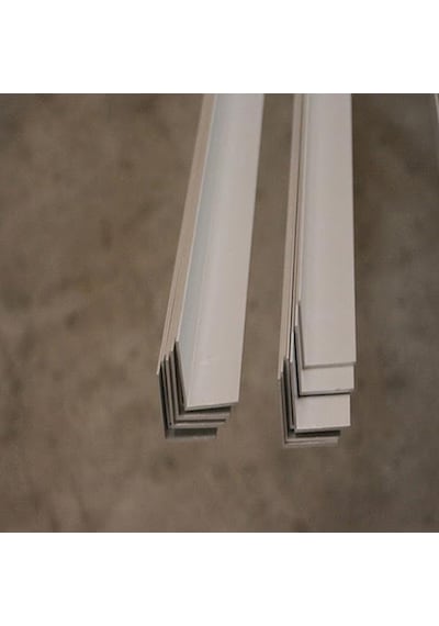 Alüminyum Köşebent L Profil Köşe Profili 20x20 mm