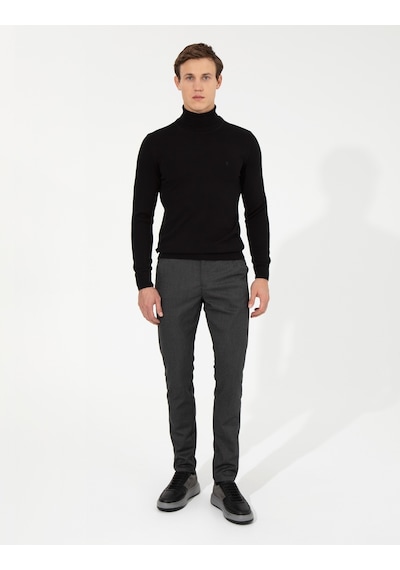 Pierre Cardin Erkek Siyah Triko Kazak 50257158-vr046 Siyah