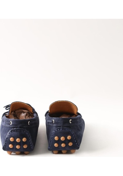 Dufy Lacivert Erkek Süet Loafer Ayakkabı - 105700-lacivert Lacivert