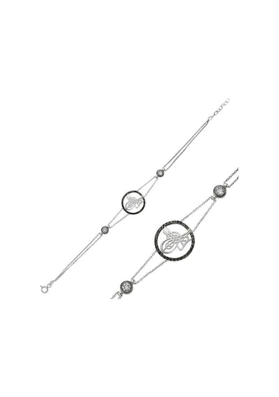 Aya Diamond 925 Ayar Gümüş Tuğralı Bayan Bileklik