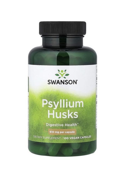 Swanson Vitamins, Psyllium Husks, 610 Mg, 100 Vegan Capsules