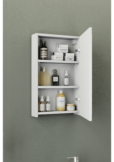 Biani Fix Loft Mini 42 Cm Banyo Dolabı,Seramik Lavabolu, Aynalı,Lavabo Dahil,Mdf,Mat Beyaz Biani Fix Loft Mini 42 Cm Banyo Dolabı,Seramik Lavabolu, Aynalı,Lavabo Dahil,Mdf,Mat Beyaz