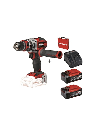 Einhell TE-CD 18 Li-i BL Akülü Darbeli Matkap Vidalama + 2 x 5.2 Ah Plus Starter Kit + Çanta