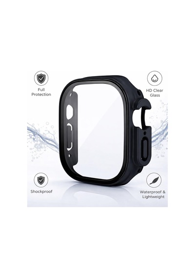 Apple Watch Ultra İle Uyumlu 49mm İle Uyumlu Pc Çerçeve Tam Koruyucu Kılıf, Apple Watch Ultra İçin 49mm Köşeleri Kapatan Koruyucu Siyah Önü Kapalı Çok Renkli Apple Watch Ultra İle Uyumlu 49mm İle Uyumlu Pc Çerçeve Tam Koruyucu Kılıf, Apple Watch Ultra İçin 49mm Köşeleri Kapatan Koruyucu Siyah Önü Kapalı Çok Renkli