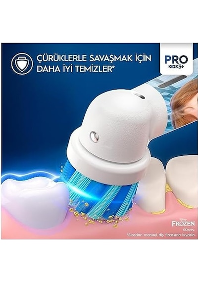 Çocuk Şarjlı/elektrikli Diş Fırçası Frozen D103