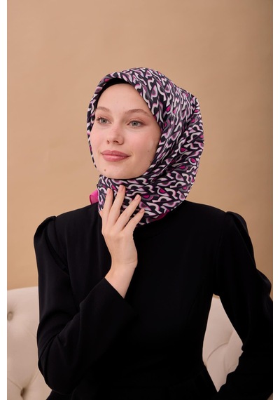 Silk Home Aura Eşarp 140006-01 Pembe, Siyah, Beyaz, Füme