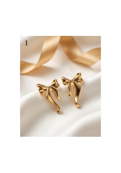 Fiyonk Model Gold Küpe Sarı Sarı