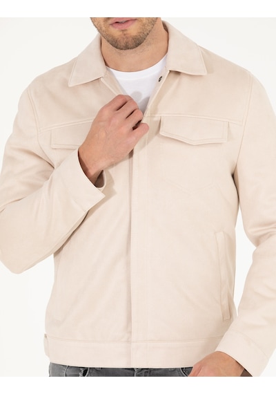 Pierre Cardin Erkek Bej Deri Mont-kaban 50275817-591
