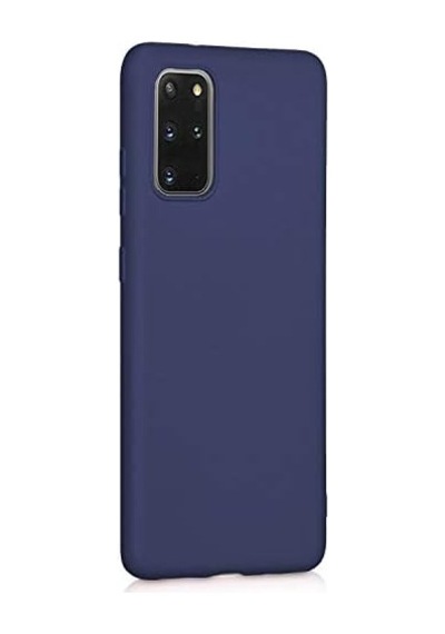 Matte Silicone Galaxy S20 Plus İçin Kılıf Lacivert Galaxy S20 Plus İle Uyumlu Kılıf - Lacivert 50 x 22