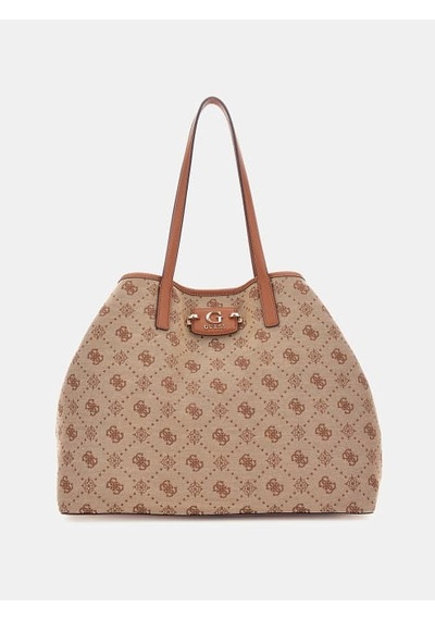Guess Neda Large Tote Kadın Omuz Çantası Hwjp9654240 Kahverengi