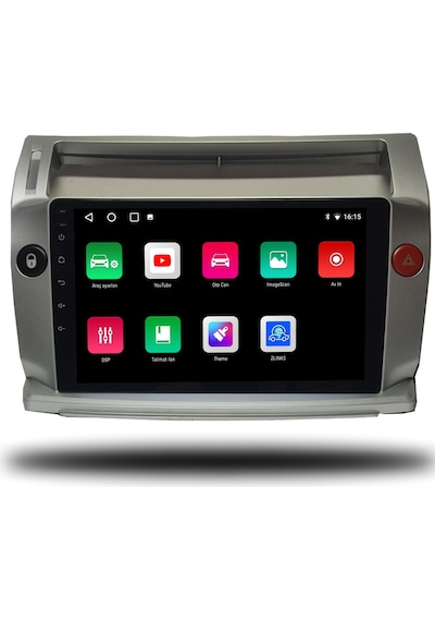 Navmina Citroen C4 Android Carplay Multimedya 2005-2010 6gb Ram + 128gb Hafıza + 4 Çekirdek