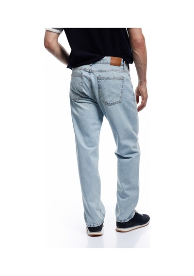 Koton Normal Bel Pamuklu Vintage Straight Fit Jean Pantolon Açık İndigo 5sam40177nd Açık İndigo Koton Normal Bel Pamuklu Vintage Straight Fit Jean Pantolon Açık İndigo 5sam40177nd Açık İndigo