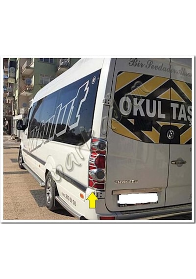 Db Chrome Vw Crafter Stop Çerçevesi 2006-2017 2 Parça Abs  Krom