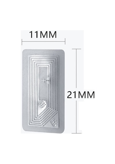 13.56 Mhz Ntag213 Nfc Rfid Etiket Transparan Manyetik Sticker Pro