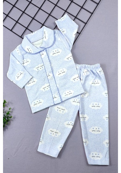 Veramoni Dama Unisex Bebek Mavi Takım