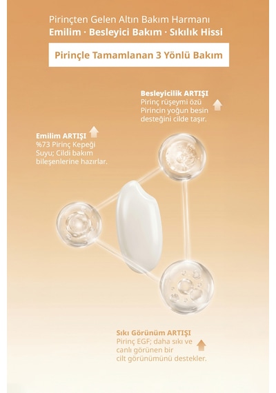 Midha %73 Pirinç Özü İçeren Sıkılaştırıcı ve Aydınlatıcı Serum 50 ML
