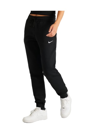 Nike Sportswear Phoenix Fleece Standart Fit Mid Rise Jogger Kadın Eşofman Altı Siyah Siyah