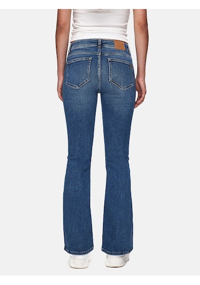 Julıana Dar Paça Orta Bel Mavi Jean Pantolon Mavi