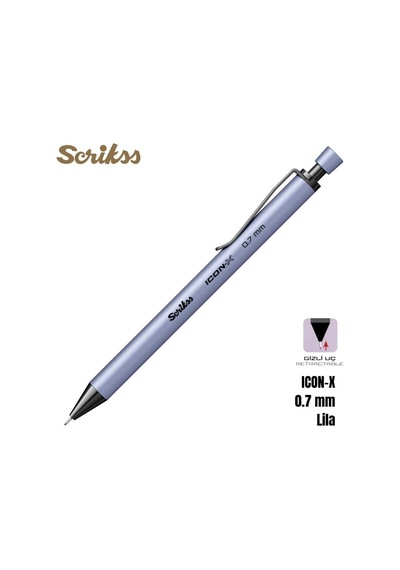 Scrikss Versatil Kalem Icon-x 0.7mm Lila Diğer
